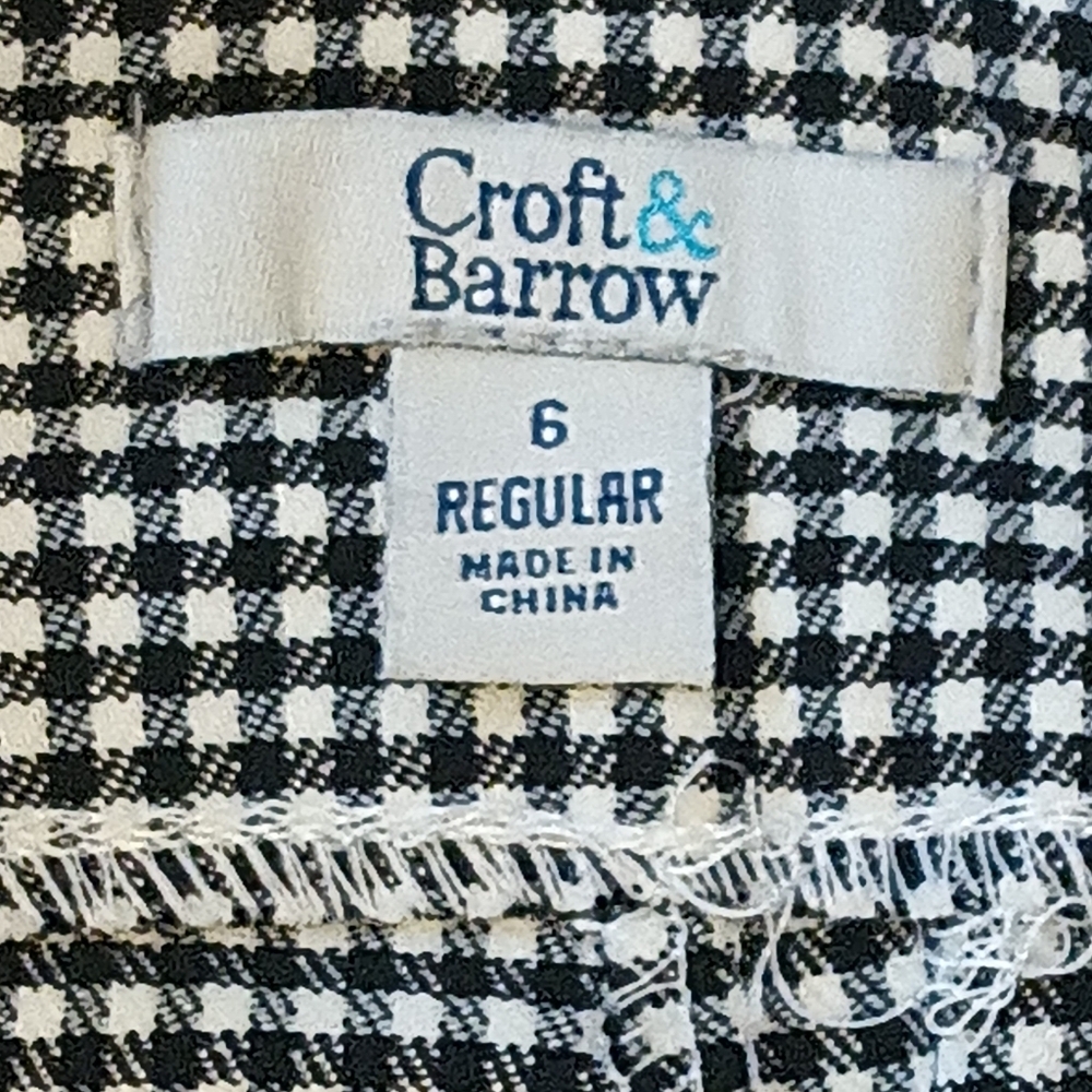 𝑪𝒓𝒐𝒇𝒕 & 𝑩𝒂𝒓𝒓𝒐𝒘 𝑾𝒉𝒊𝒕𝒆/𝑩𝒍𝒂𝒄𝒌 𝑷𝒍𝒂𝒊𝒅 𝑪𝒂𝒑𝒓𝒊 - Picture 3 of 14